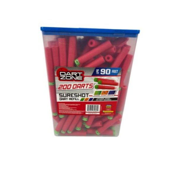 Dart Zone Other - 200ct Toy Gun Universal Compatible Darts - Dart Zone Covert Ops Dart Refill Box